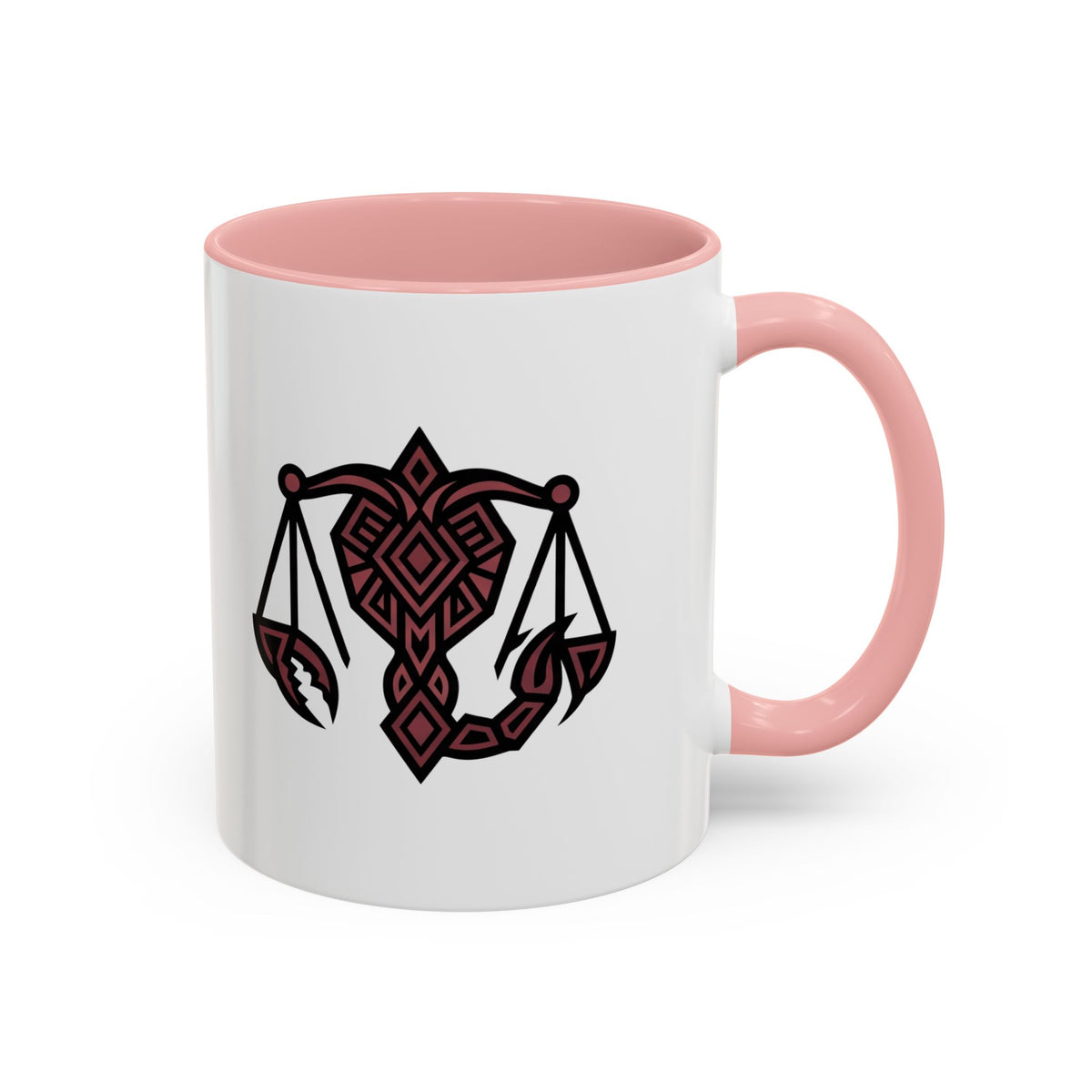 Scorpio Zodiac Scales Coffee Mug — Zodiac Balance Accent Mug
