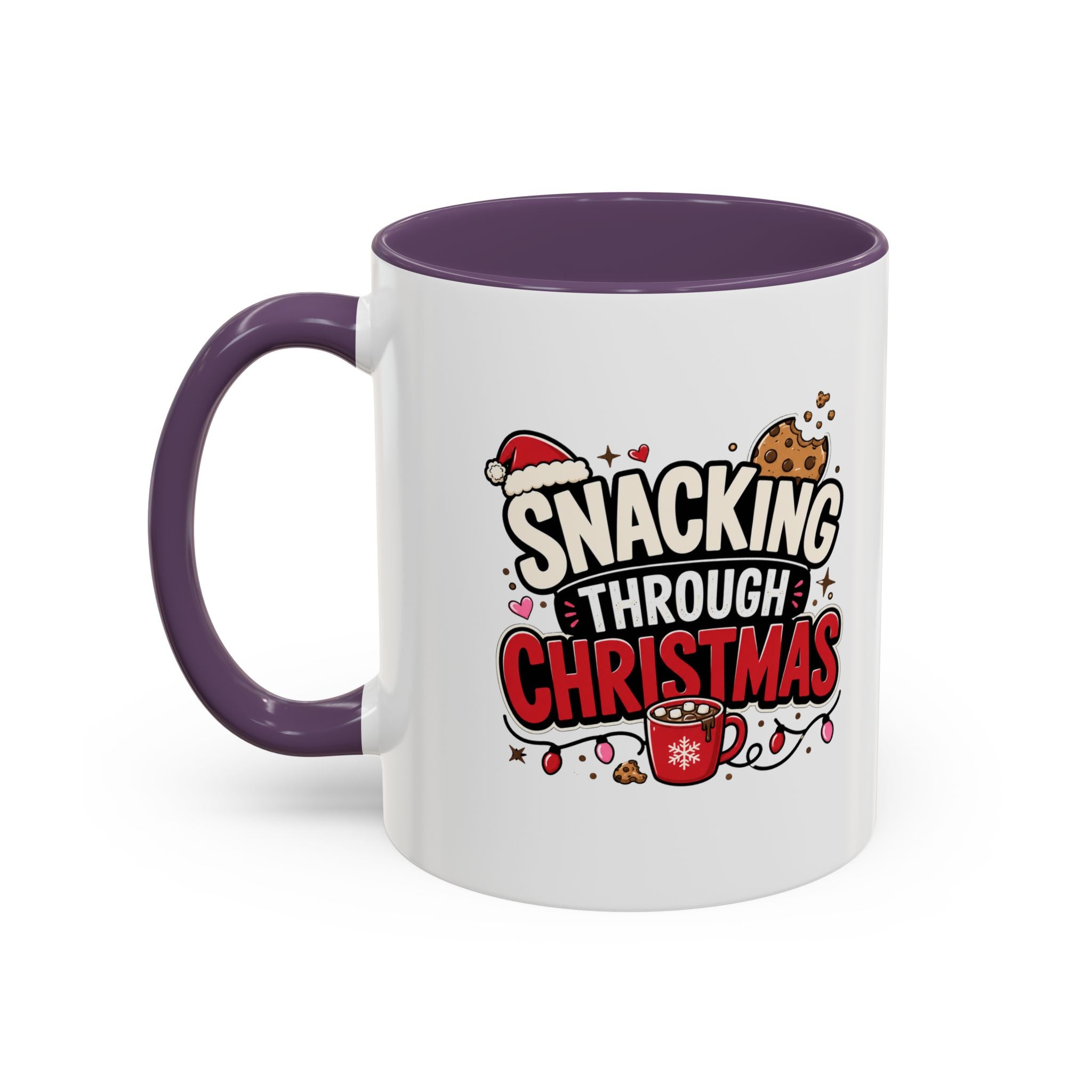 Modern Day Christmas Snacking Through Christmas Coffee Mug