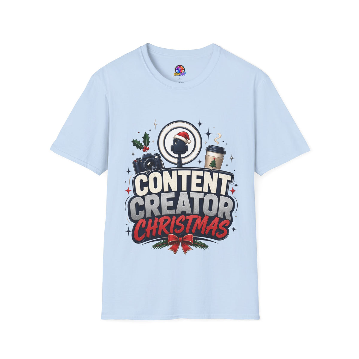 Content Creator Christmas T-Shirt