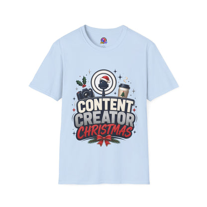 Content Creator Christmas T-Shirt