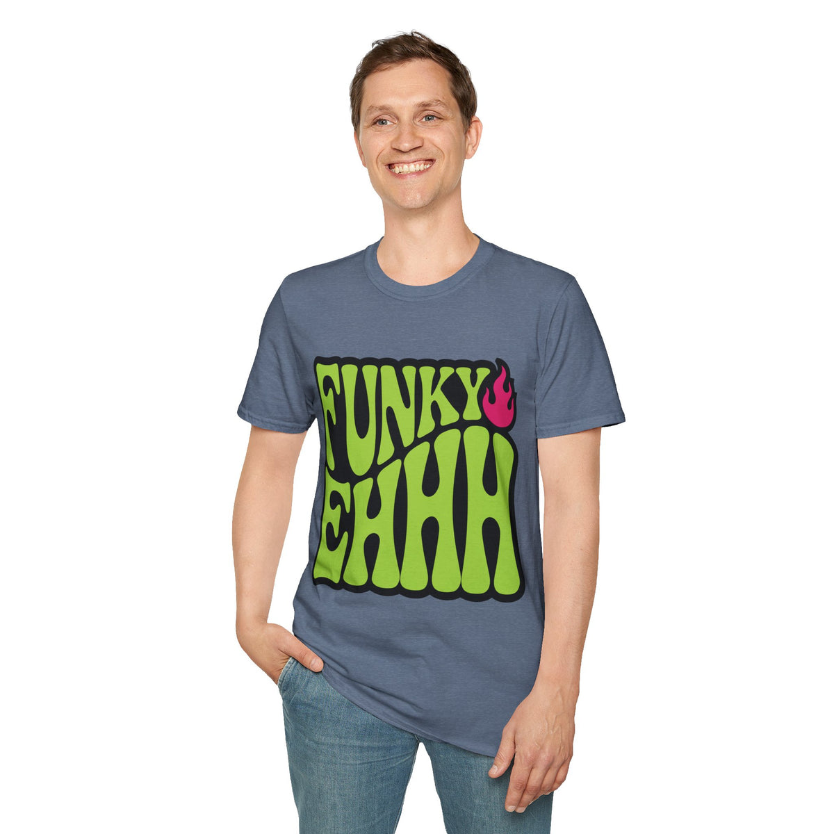 Funky Chili T-Shirt — Retro Psychedelic Green Flame Graphic Tee - Trending Now - August 2026