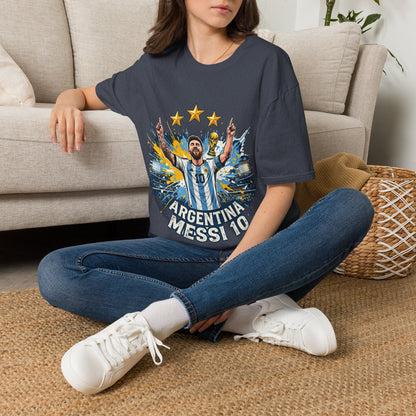 Argentina Messi Soccer T‑Shirt — World Cup Champion Fan Tee