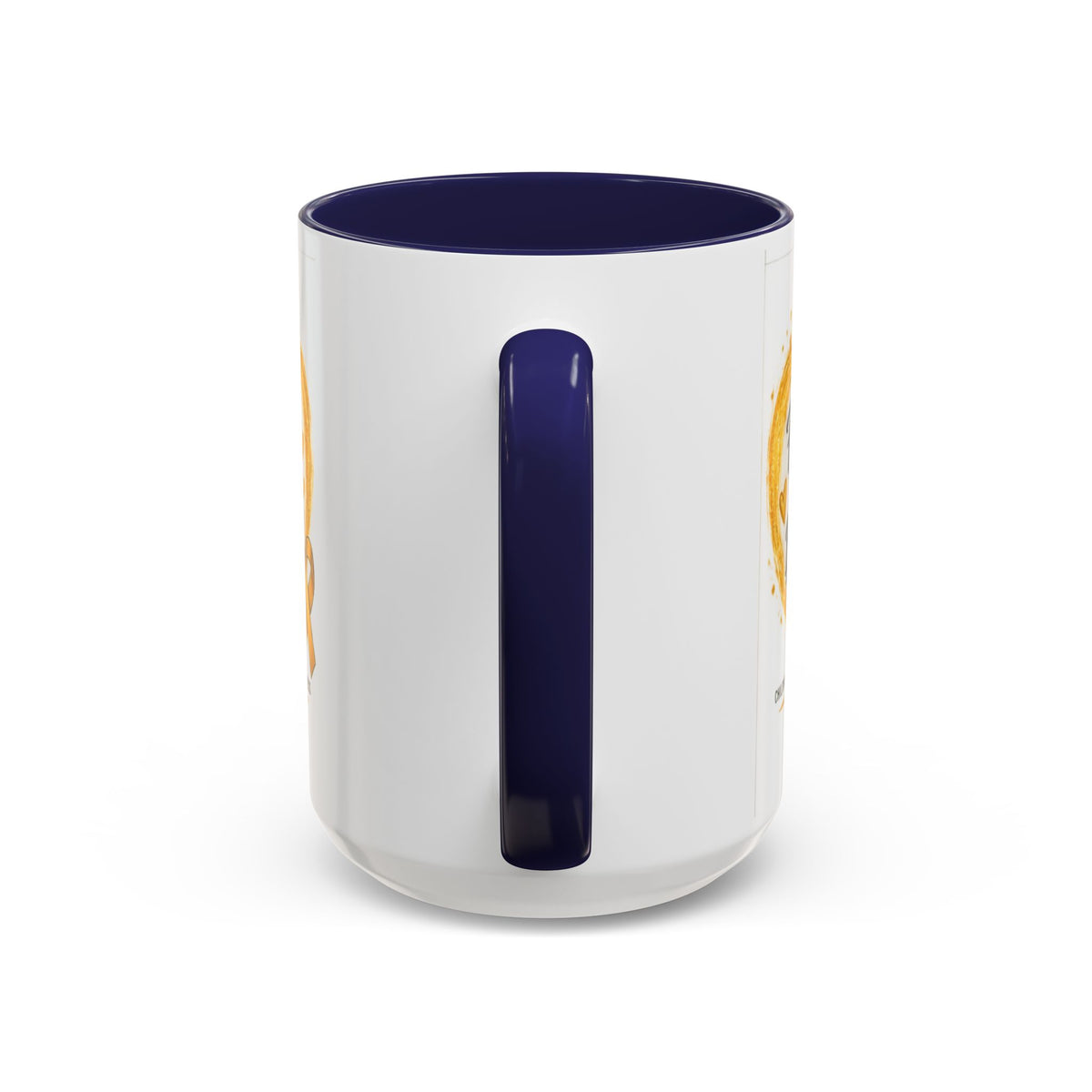 Childhood Cancer Awareness Coffee Mug – "Fighter Today Brighter Tomorrow" (Accent 11/15oz)