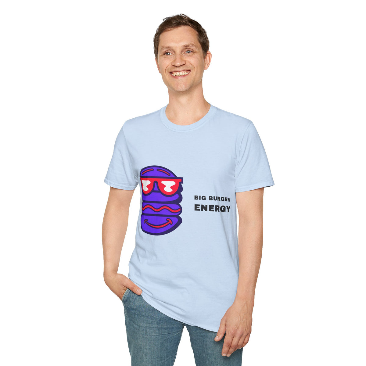 Big Bubbly Energy T-Shirt — Fun Sunglasses Emoji Graphic Tee - Trending Now - September 2026
