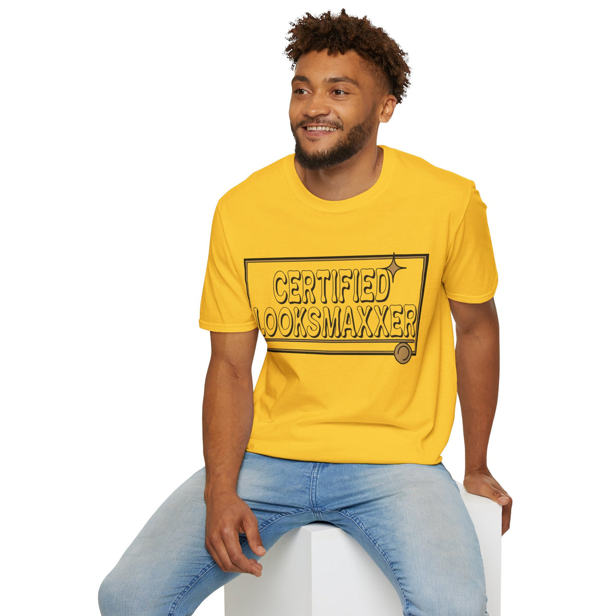 Certified Looksmaxxer T-Shirt — Funny Aesthetic Confidence Tee - Trending Now - August 2026