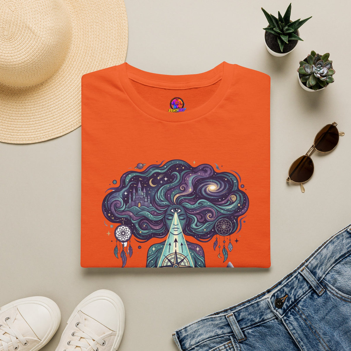 Pisces Zodiac Meditative Pisces T‑Shirt — 'Guided by dreams, ruled by intuition' Zodiac Tee