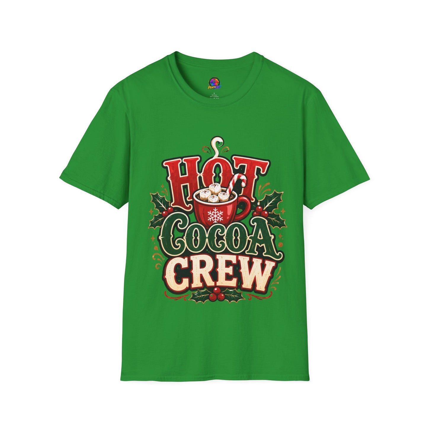 Hot Cocoa Crew T‑Shirt — Cozy Holiday Hot Chocolate Graphic Tee