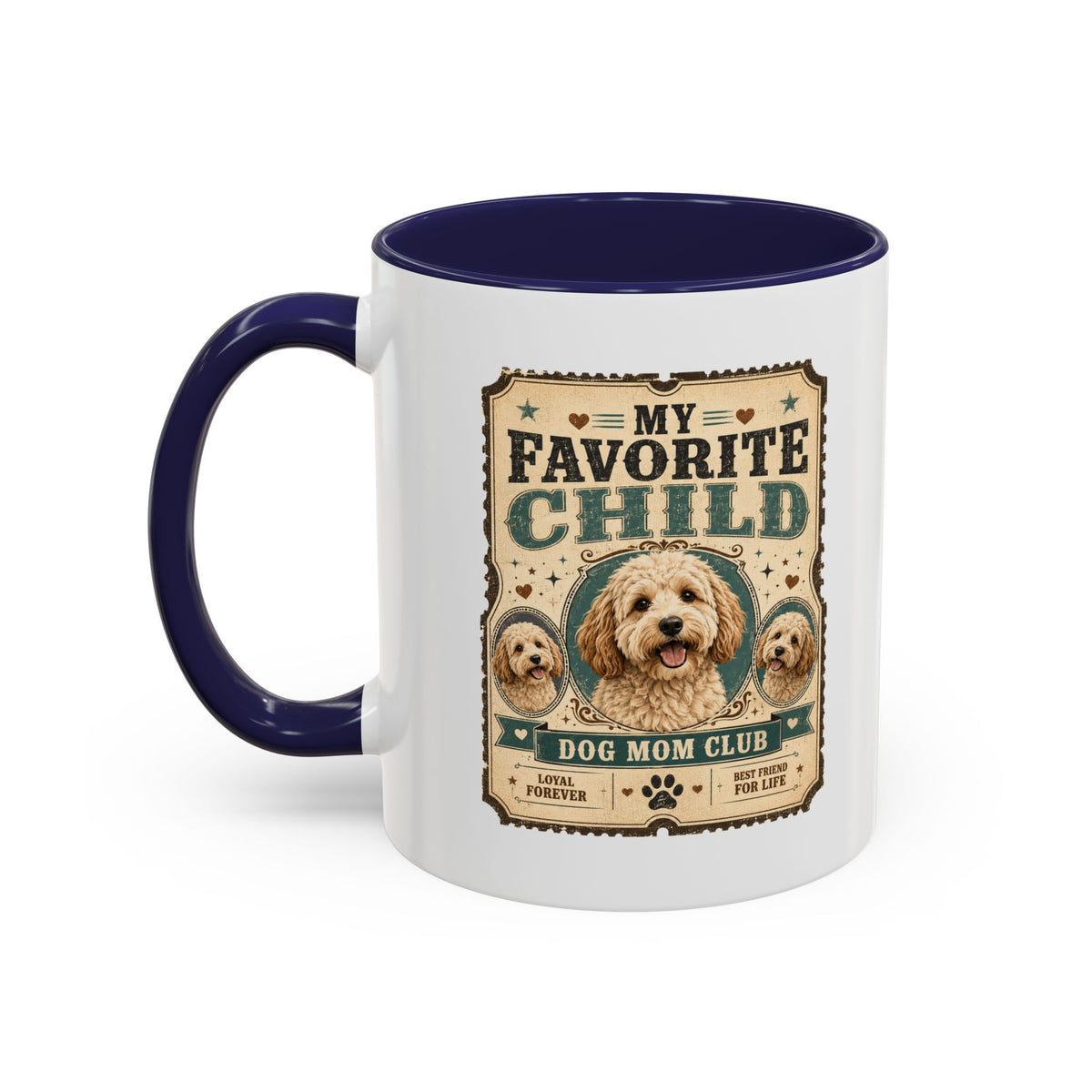 Milo Bailey Dog Dad Mom My Favorite Child Dog Mom Coffee Mug — Funny Dog Mom Gift
