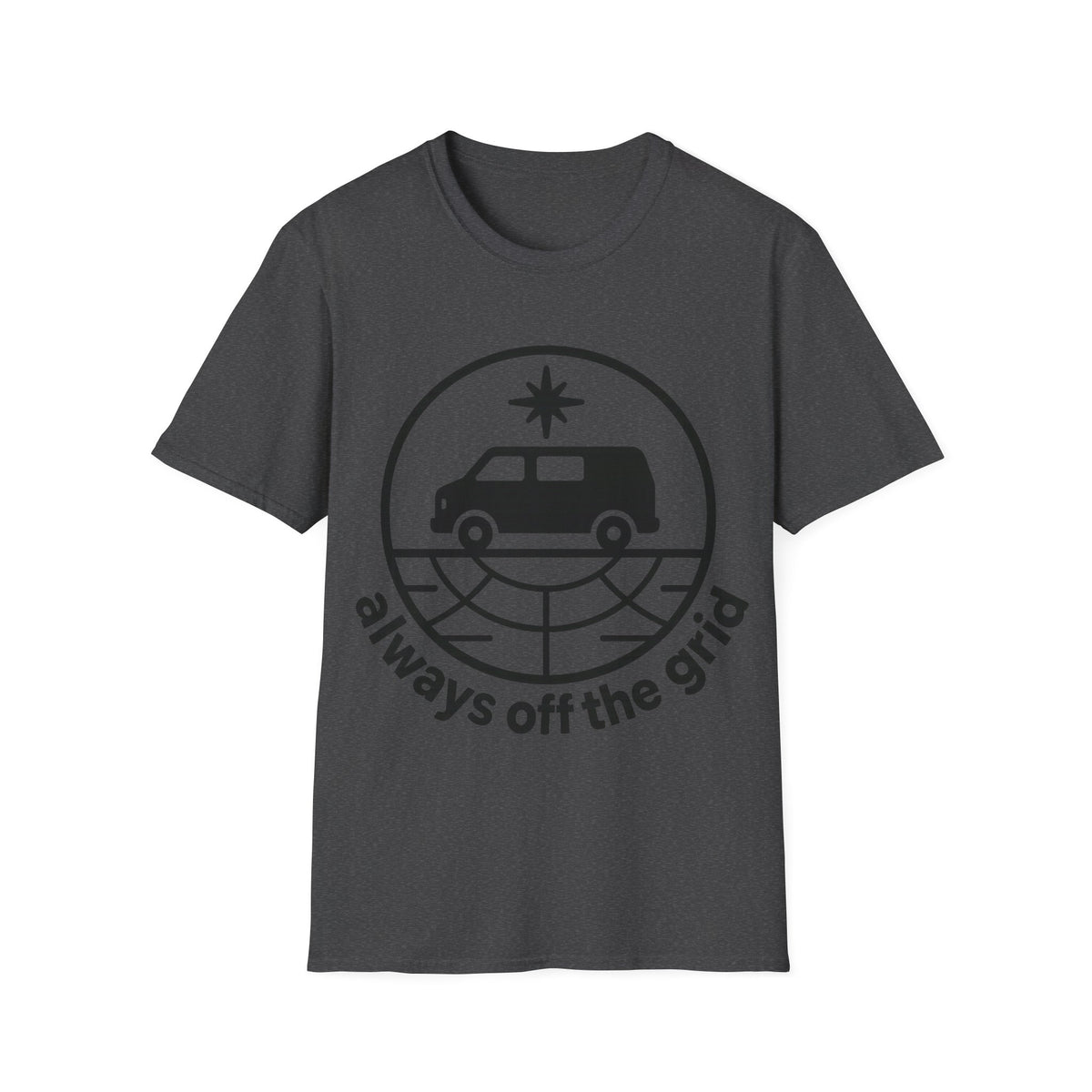Minimal Black Graphic T-Shirt — Subtle Circular Emblem Tee - Trending Now - September 2026