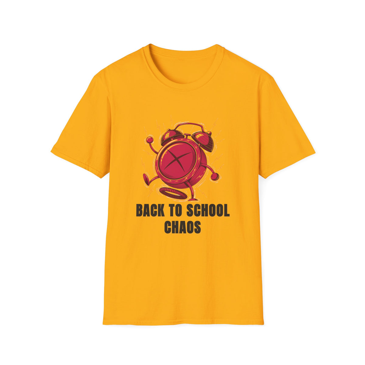 Back to School Chaos T-Shirt — Funny Alarm Clock Graphic Tee - Trending Now - August 2026