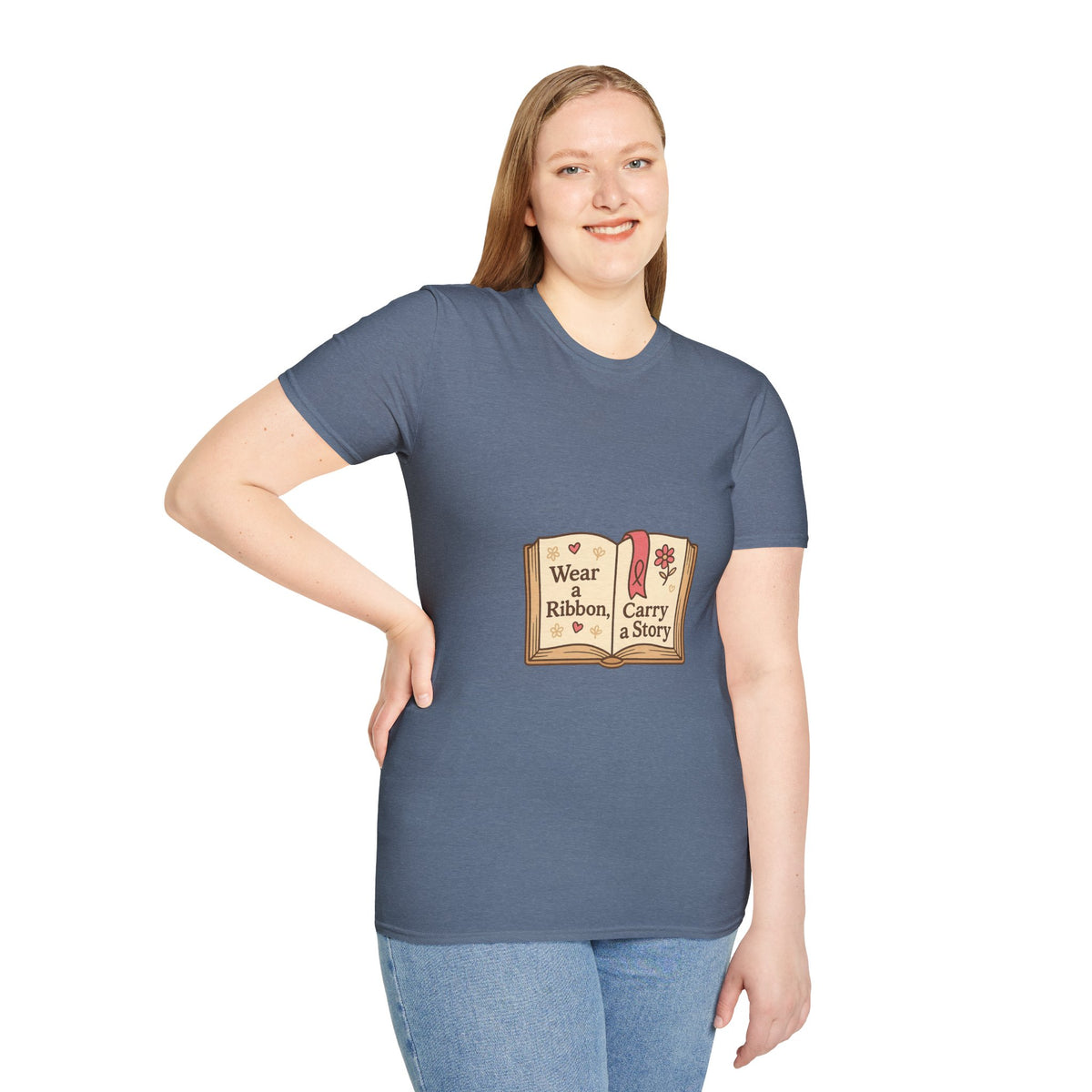 Book Lover T‑Shirt — "Wear a Ribbon, Carry a Story" Vintage Open Book Design - Trending Now - October 2026