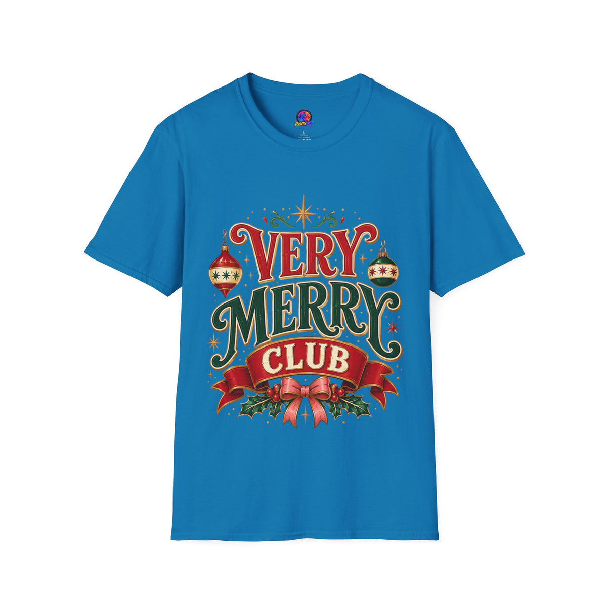Very Merry Club T-Shirt — Festive Christmas Holiday Tee