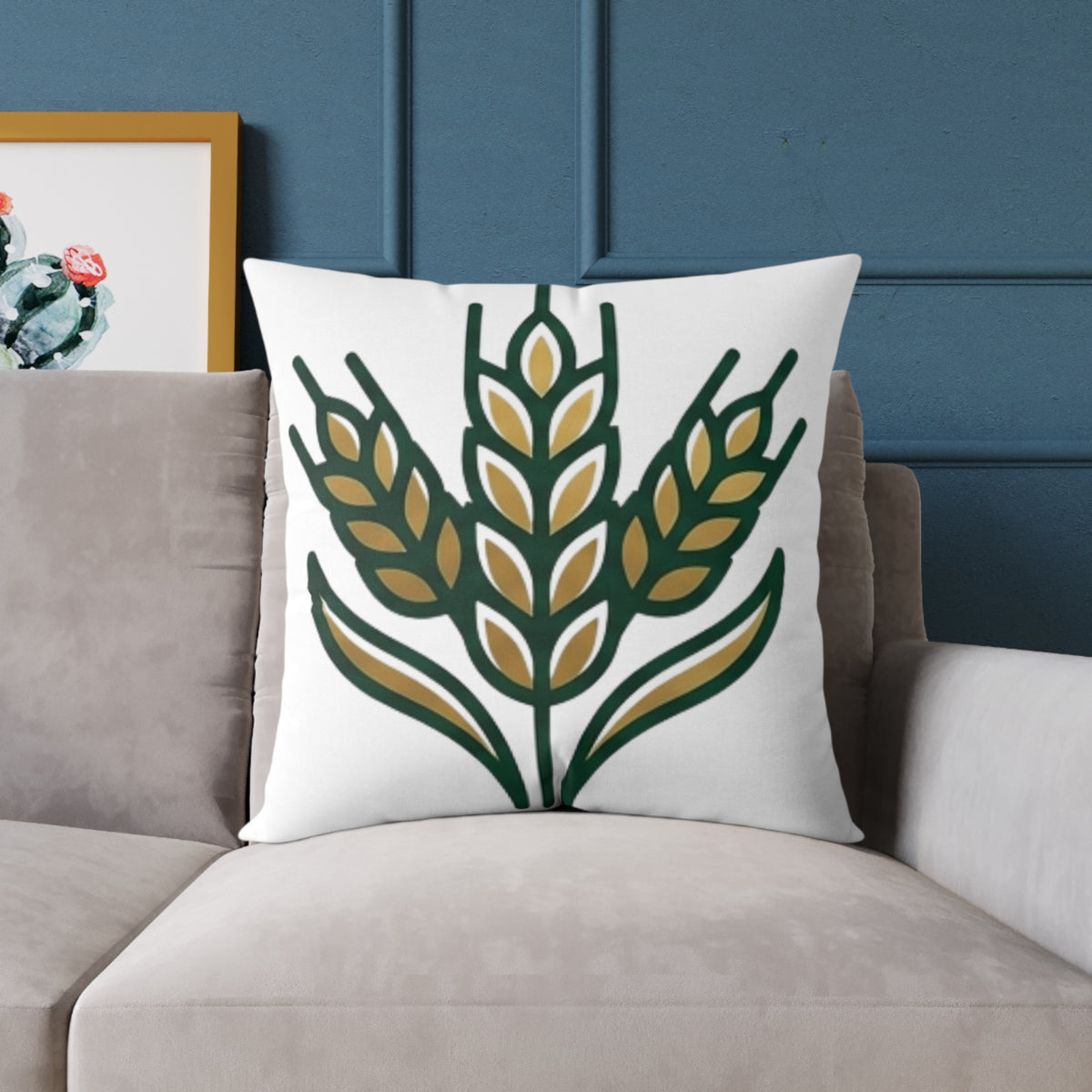 Virgo Zodiac Astrological Square Poly Canvas Pillow