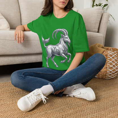 Capricorn Goat Zodiac T-Shirt — Mythical Sea-Goat Horoscope Tee