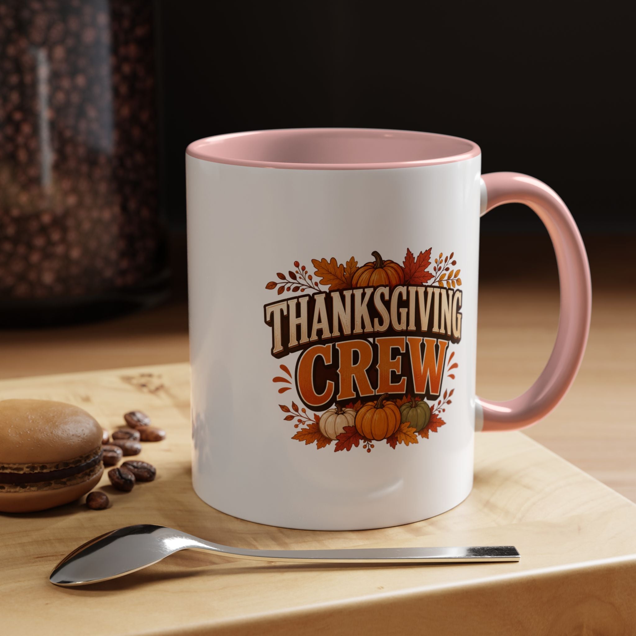 Thanksgiving  Mug — Autumn Pumpkin Accent Mug