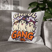 Ghoul Gang Halloween Throw Pillowcase — Cute Ghosts Decorative Pillow Cover