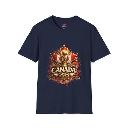 Canada World Cup T‑Shirt — Maple Leaf Soccer Trophy 26