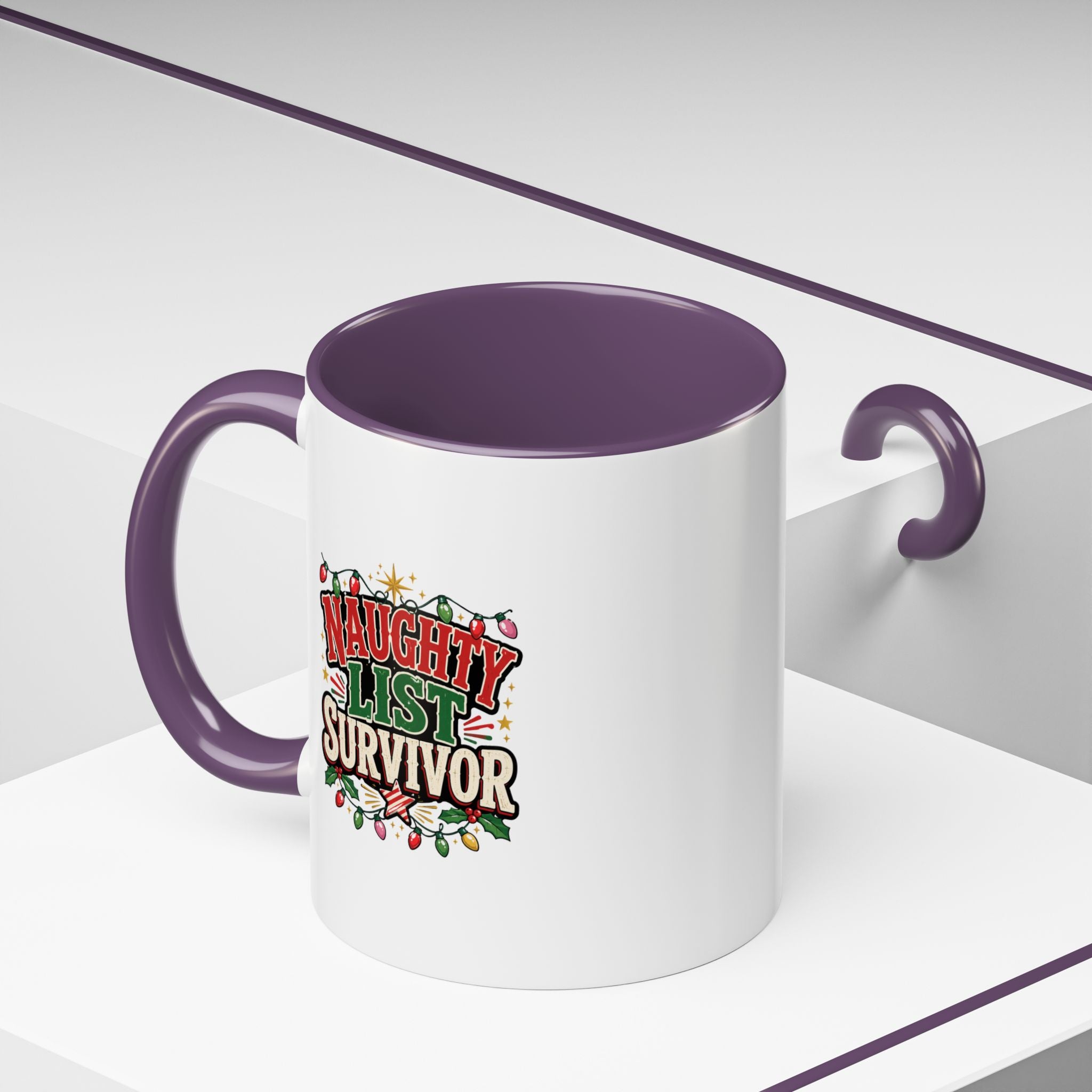 Accent Coffee Mug Naughty List Survivor