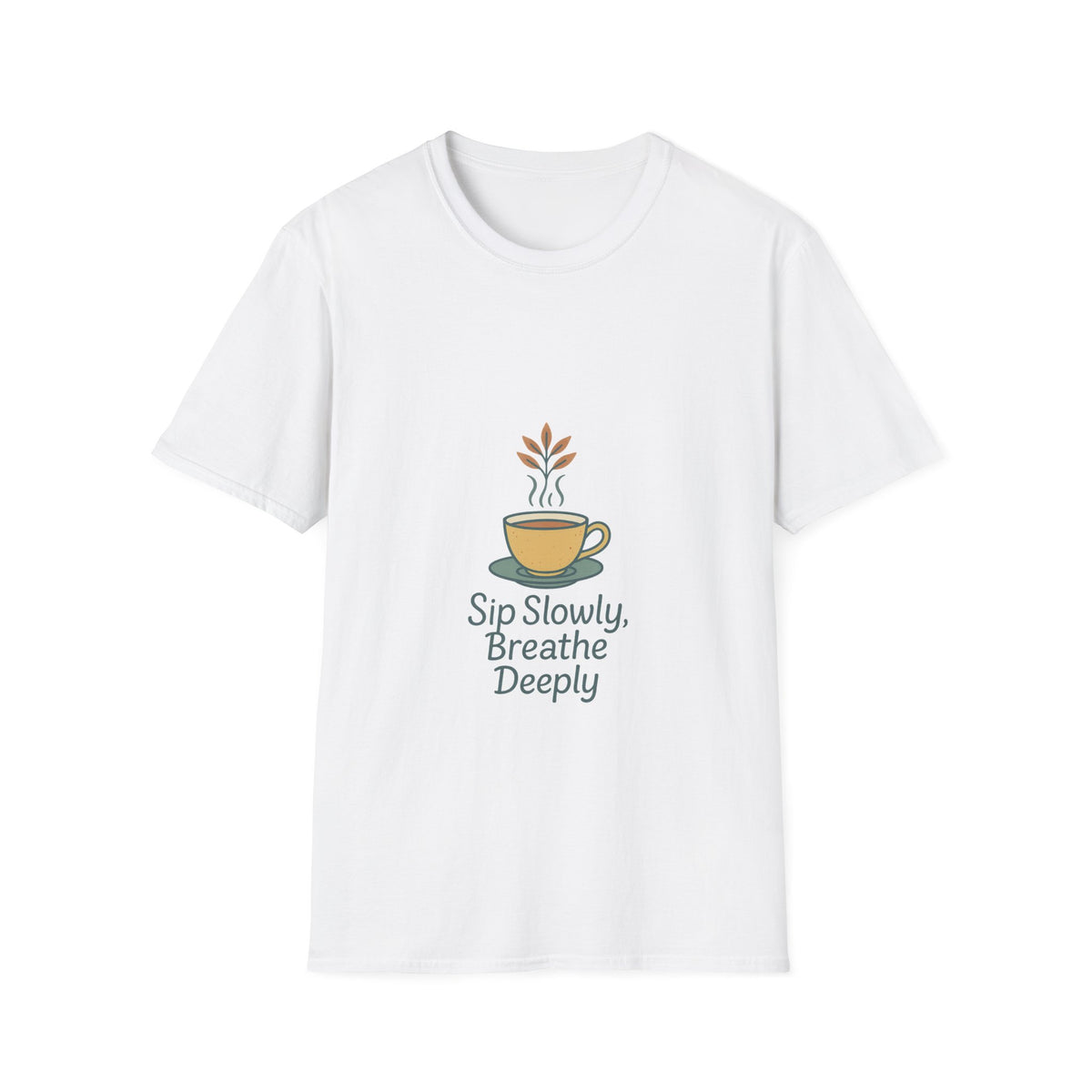 Sip Slowly, Breathe Deeply Tee — Relaxation Coffee Shirt - Trending Now - October 2026