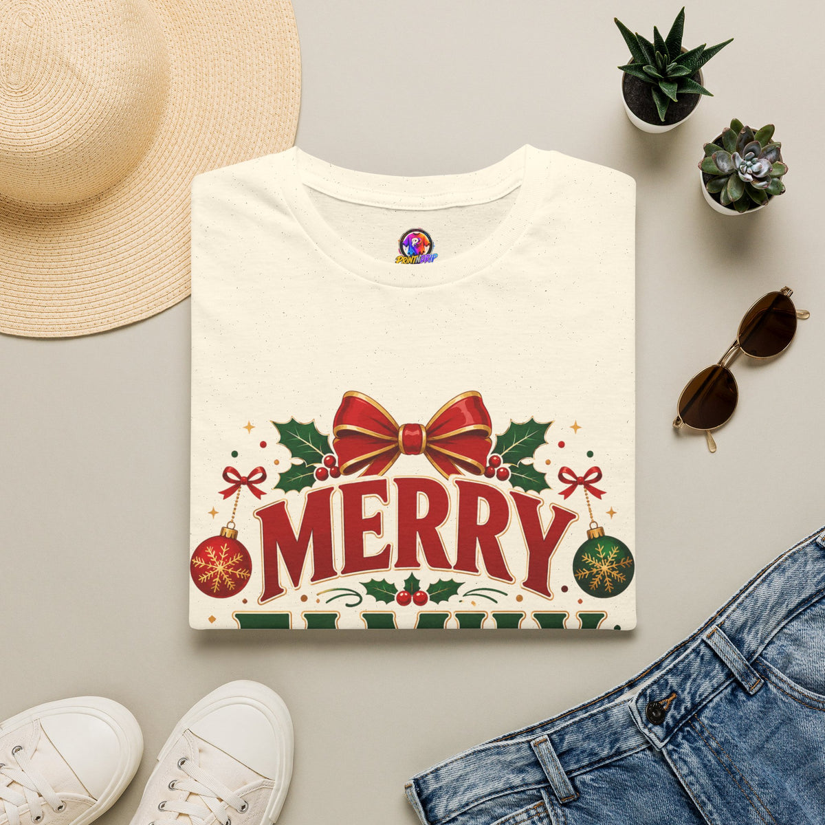 Merry Family Club Christmas T-Shirt