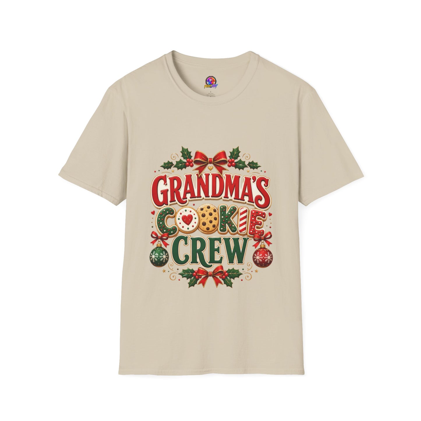 Grandma's Cookie Crew T-Shirt — Festive Christmas Baking Tee