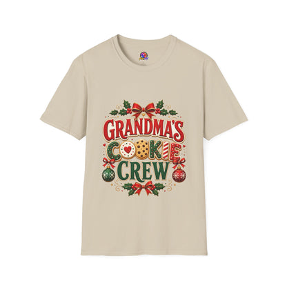 Grandma's Cookie Crew T-Shirt — Festive Christmas Baking Tee