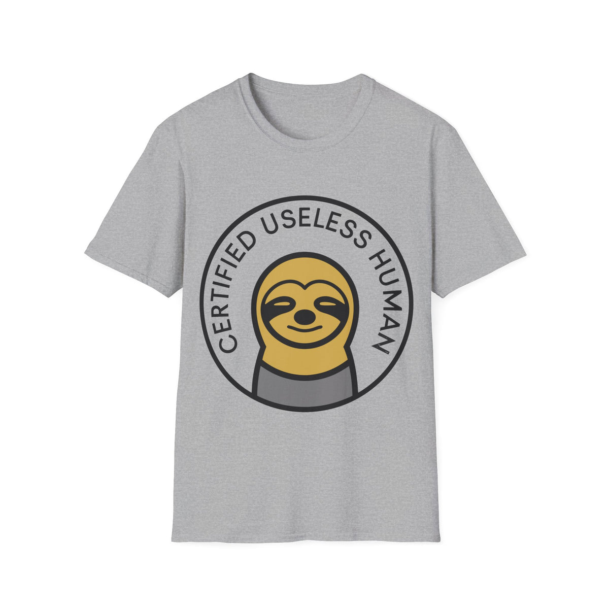 Certified Useless Human Sloth T-Shirt — Funny Lazy Sloth Graphic Tee - Trending Now - August 2026
