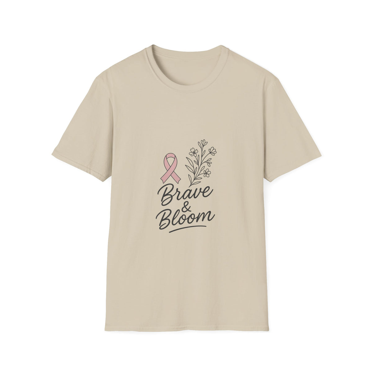 Brave to Bloom Breast Cancer Awareness T-Shirt - Trending Now - October 2026