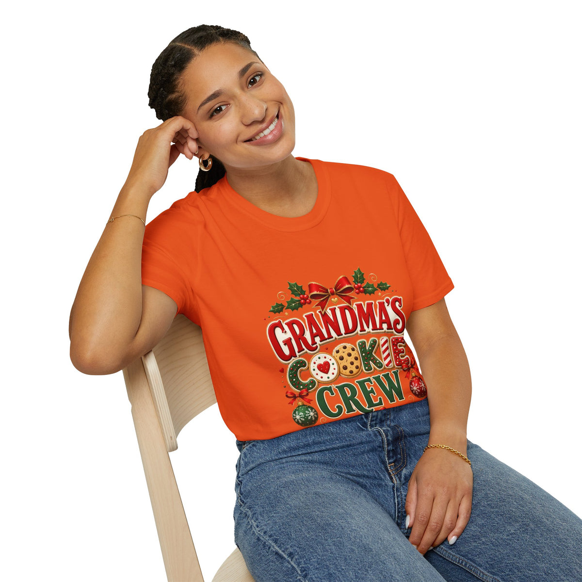 Grandma's Cookie Crew T-Shirt — Festive Christmas Baking Tee