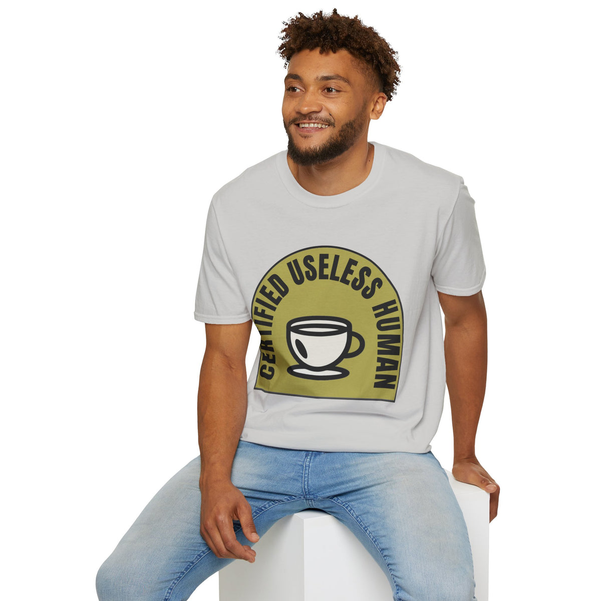 Certified Useless Human T-Shirt — Funny Coffee Lover Graphic Tee - Trending Now - August 2026
