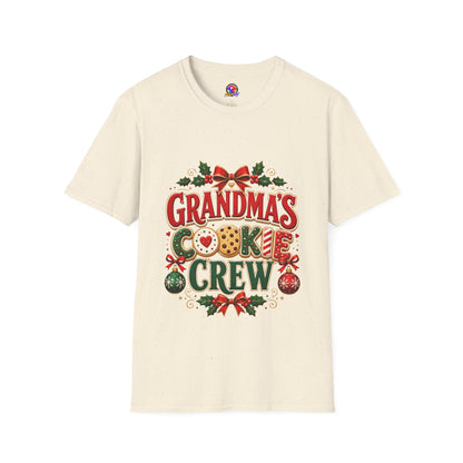 Grandma's Cookie Crew T-Shirt — Festive Christmas Baking Tee