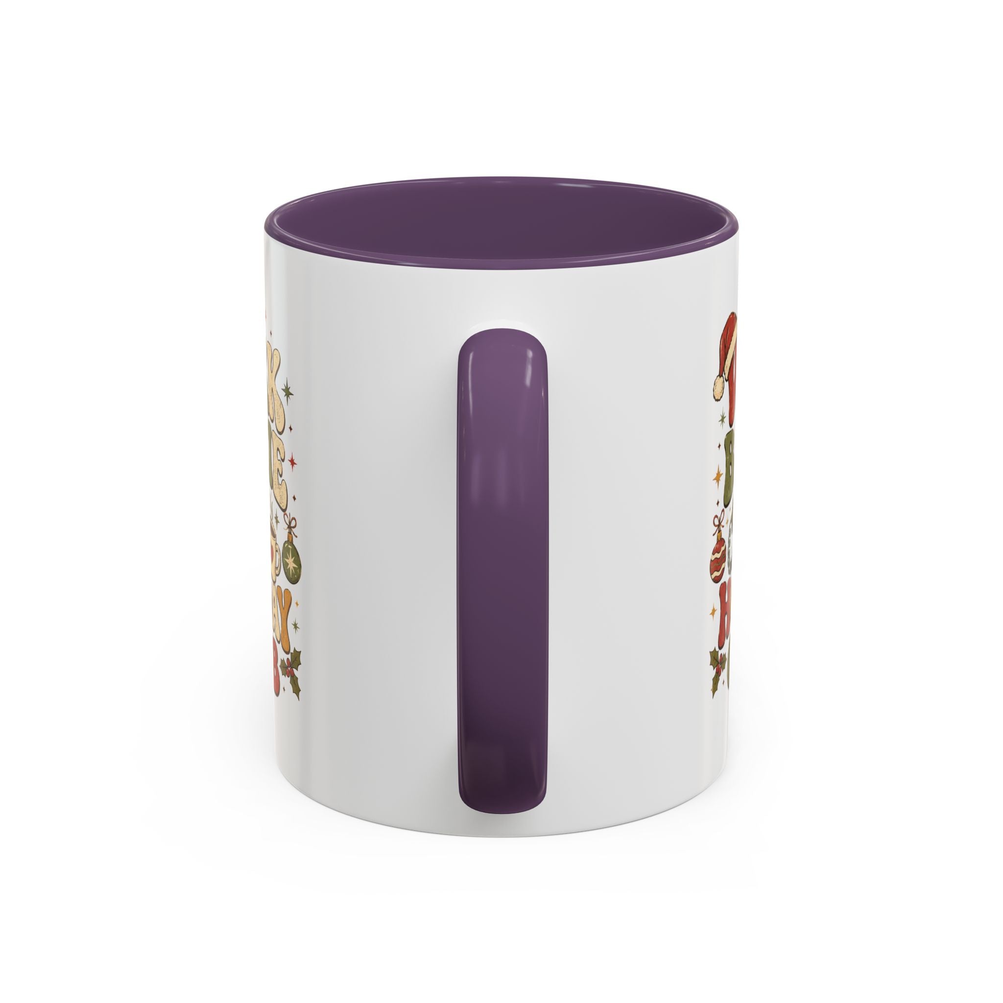 Modern Day Christmas Work Bestie Holiday Club Coffee Mug — Retro Christmas Accent Mug