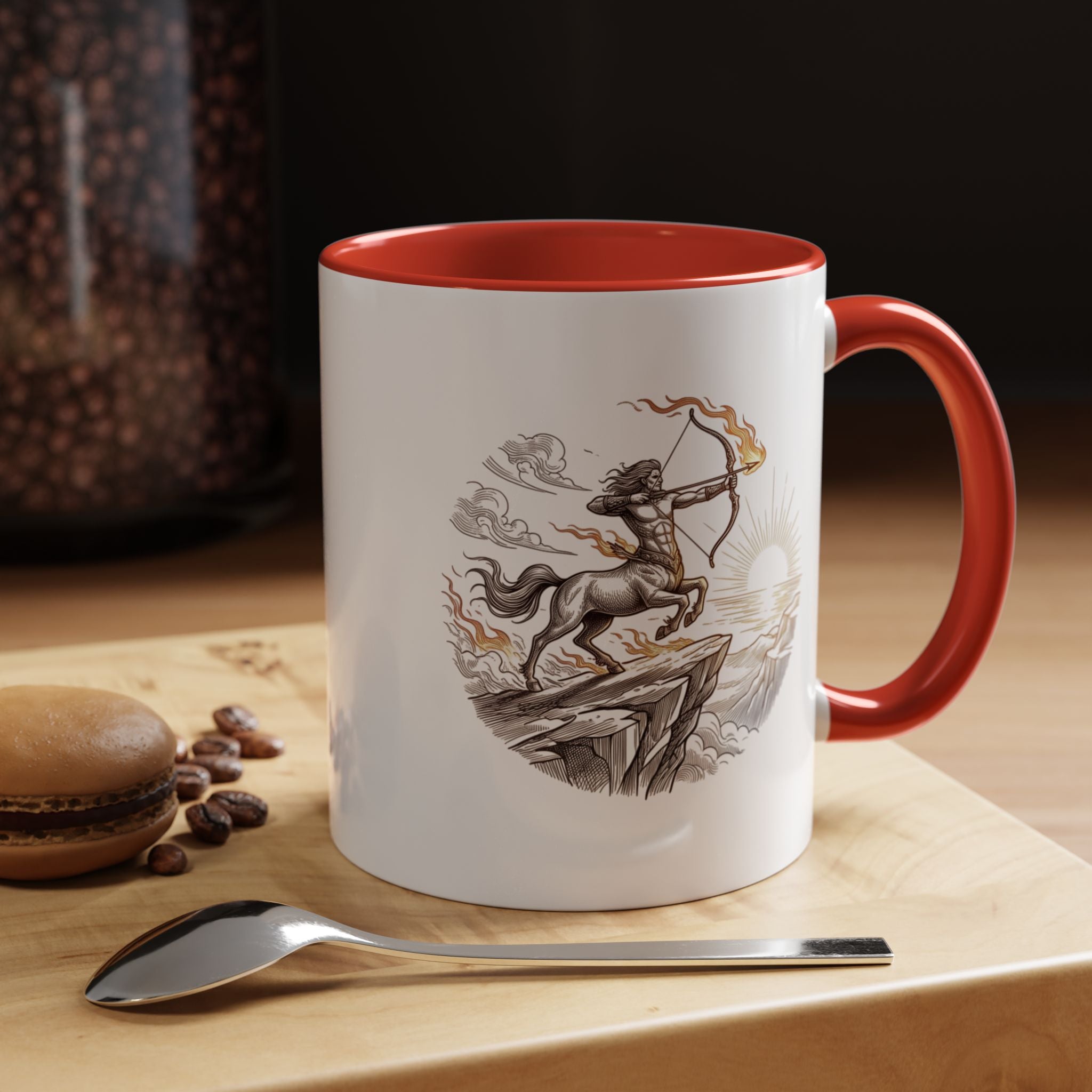 Centaur Archer Coffee Mug — Mythic Sagittarius Design Accent Mug