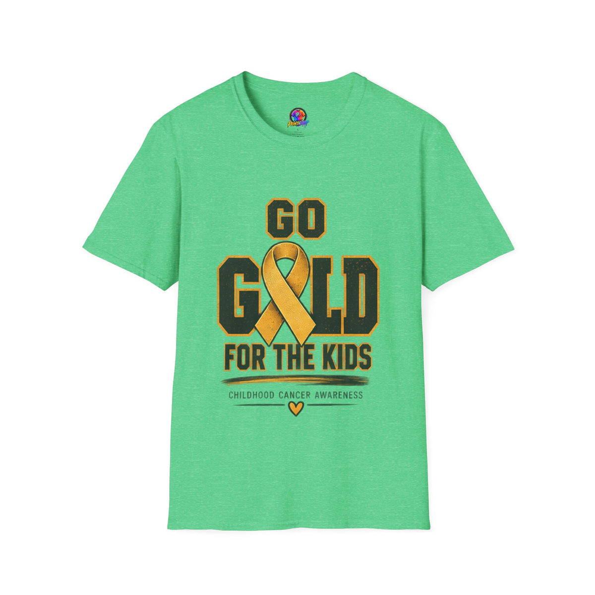 Go Gold For The Kids T-Shirt — Childhood Cancer Awareness Tee