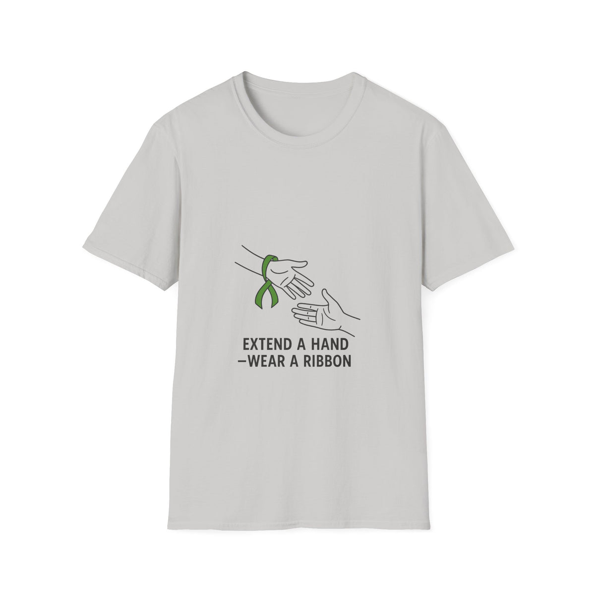 Awareness Ribbon T-Shirt — "Extend a Hand, Wear a Ribbon" - Trending Now - October 2026