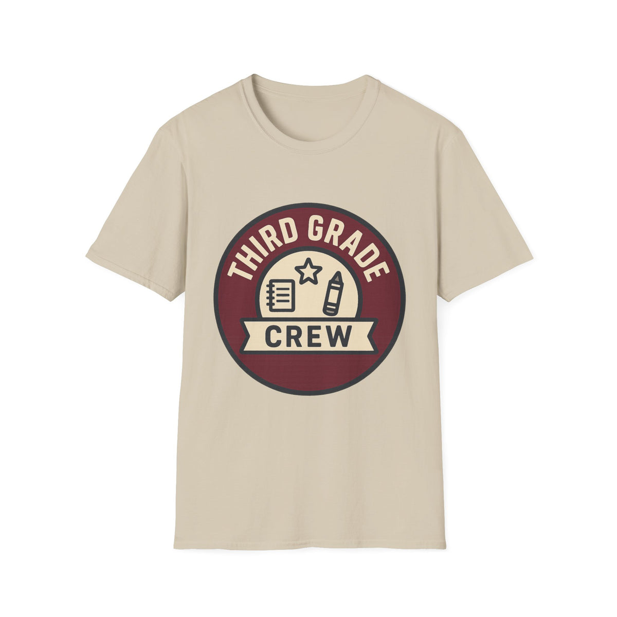 Third Grade Crew T-Shirt — Retro School Teacher & Student Tee - Trending Now - August 2026