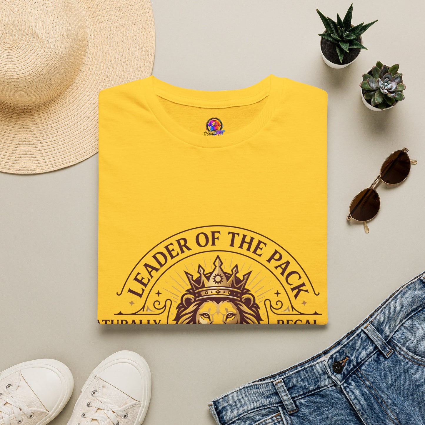 Leo Leader of the Pack T-Shirt — 100% Leo Zodiac Lion Tee