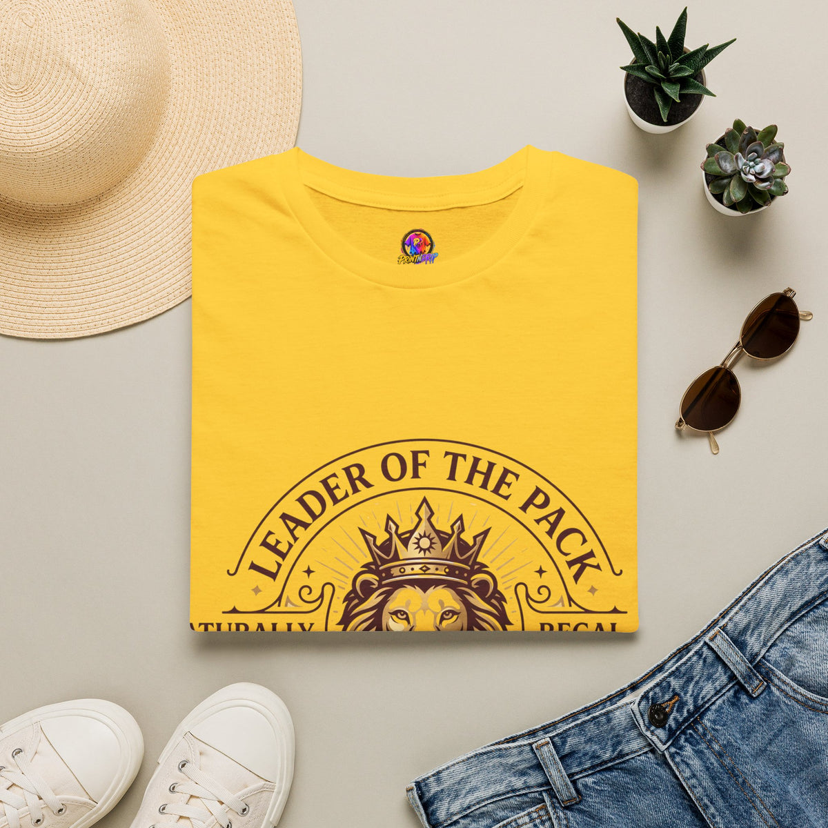 Leo Leader of the Pack T-Shirt — 100% Leo Zodiac Lion Tee