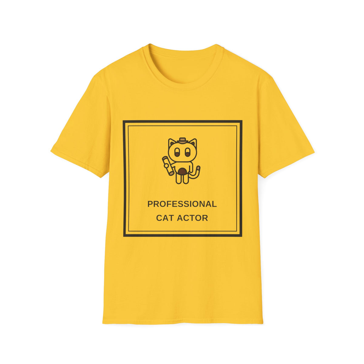 Cat T‑Shirt — "Professional Cat Actor" Cute Cartoon Tee - Trending Now - August 2026