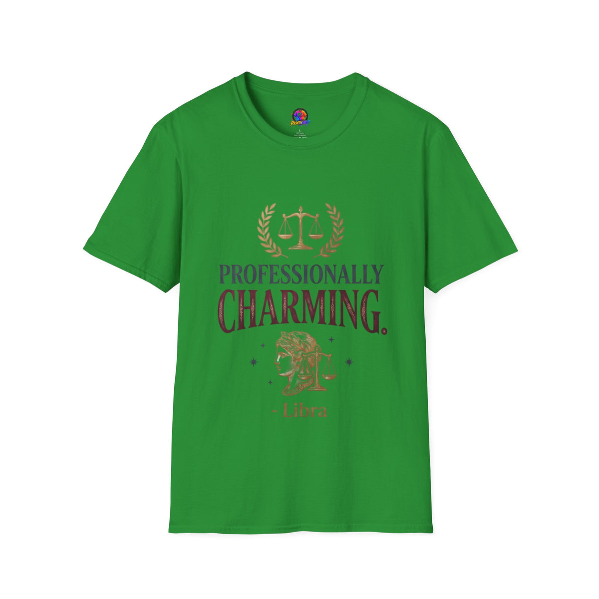 Professionally Charming Libra T-Shirt — Zodiac Scales Astrology Tee