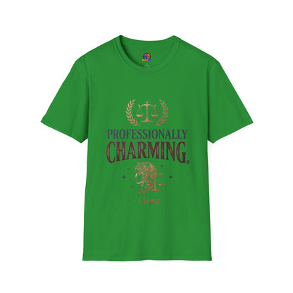 Professionally Charming Libra T-Shirt — Zodiac Scales Astrology Tee