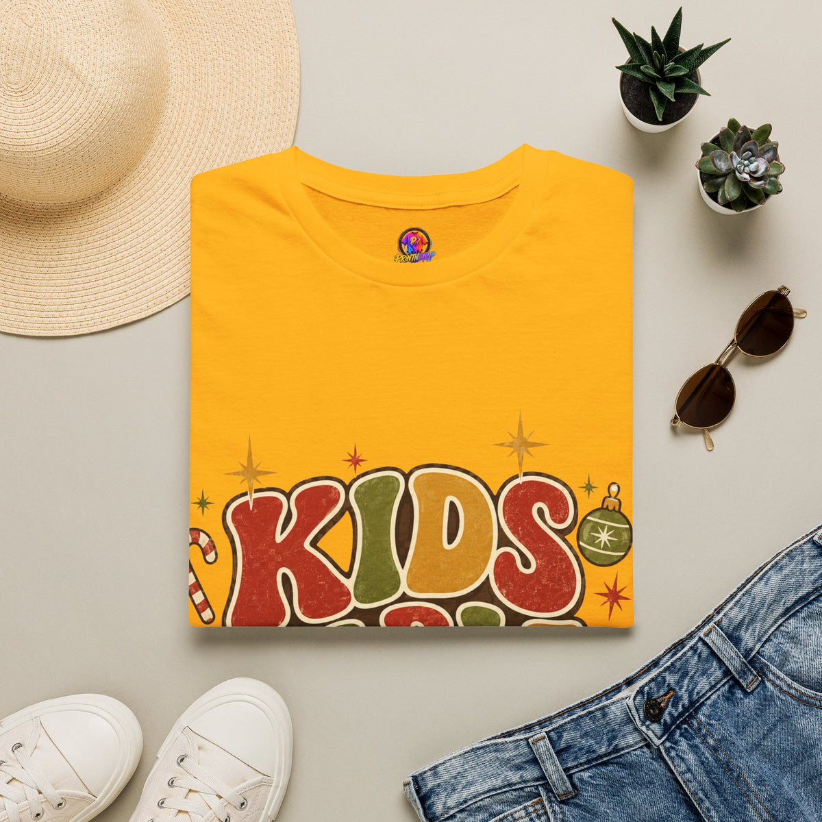 Kids Table Alumni T-Shirt — Retro Holiday Family Dinner Tee
