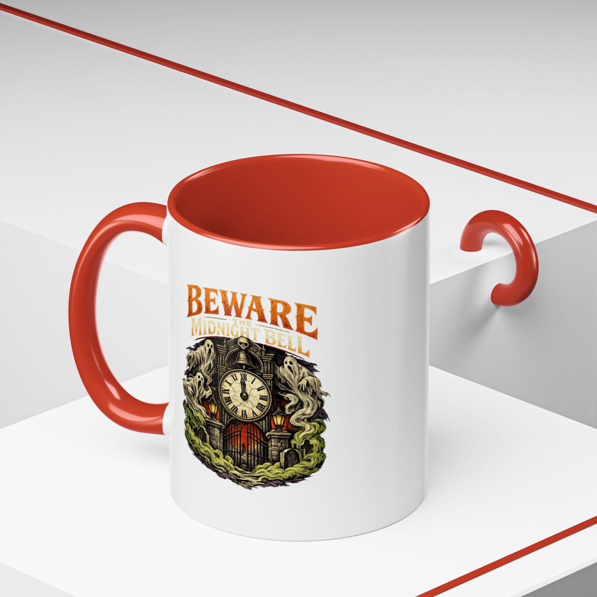 Halloween Beware Accent Coffee Mug