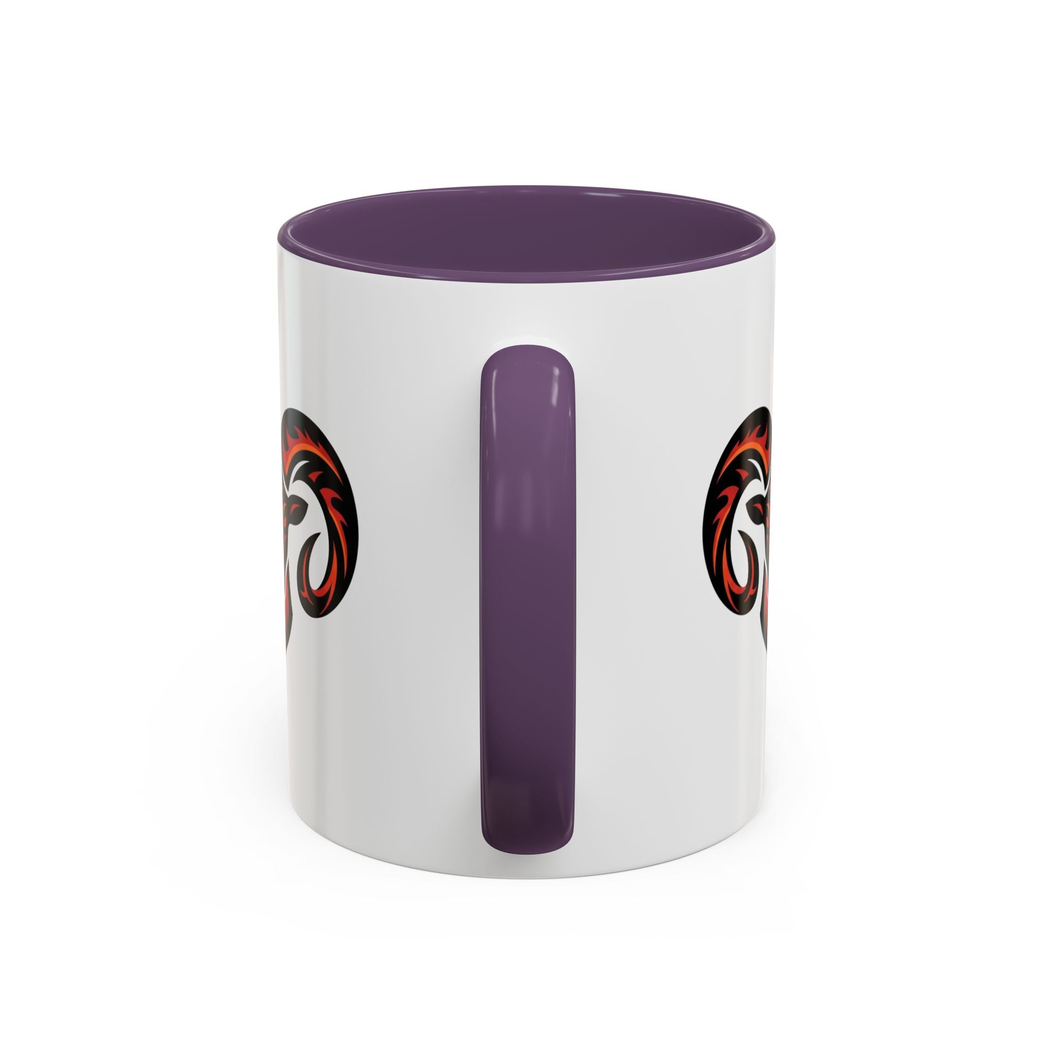 Ram Head Coffee Mug — Bold Tribal Goat Design Accent Mug