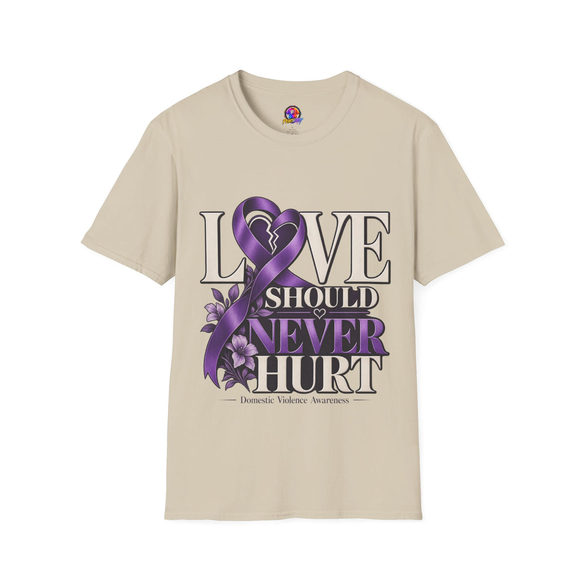 Love Should Never Hurt Domestic Violence Awareness T-Shirt