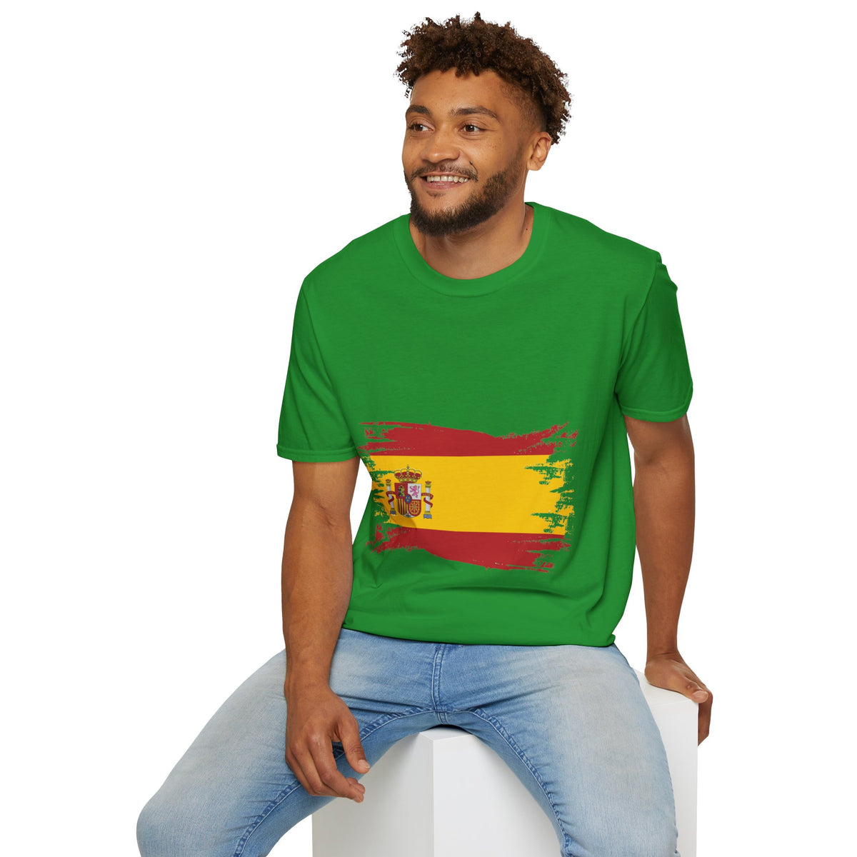 Spain Flag T-Shirt — Distressed Spanish Flag Graphic Tee