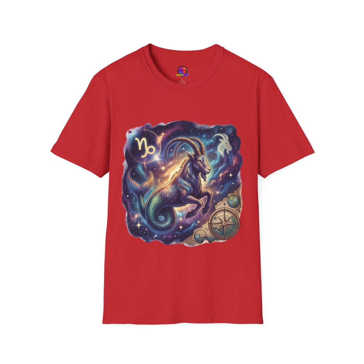 Capricorn Zodiac T-Shirt — Celestial Goat Astrology Tee