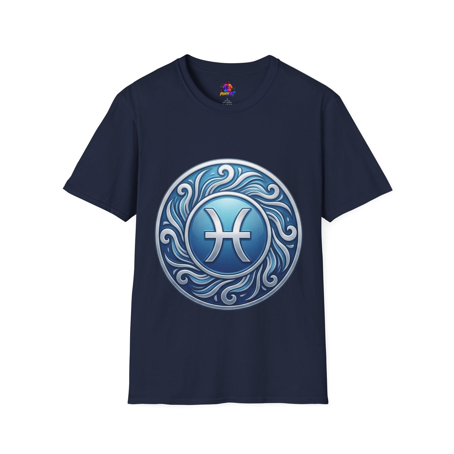 Pisces Zodiac T-Shirt – Blue Water Sign Astrology Tee