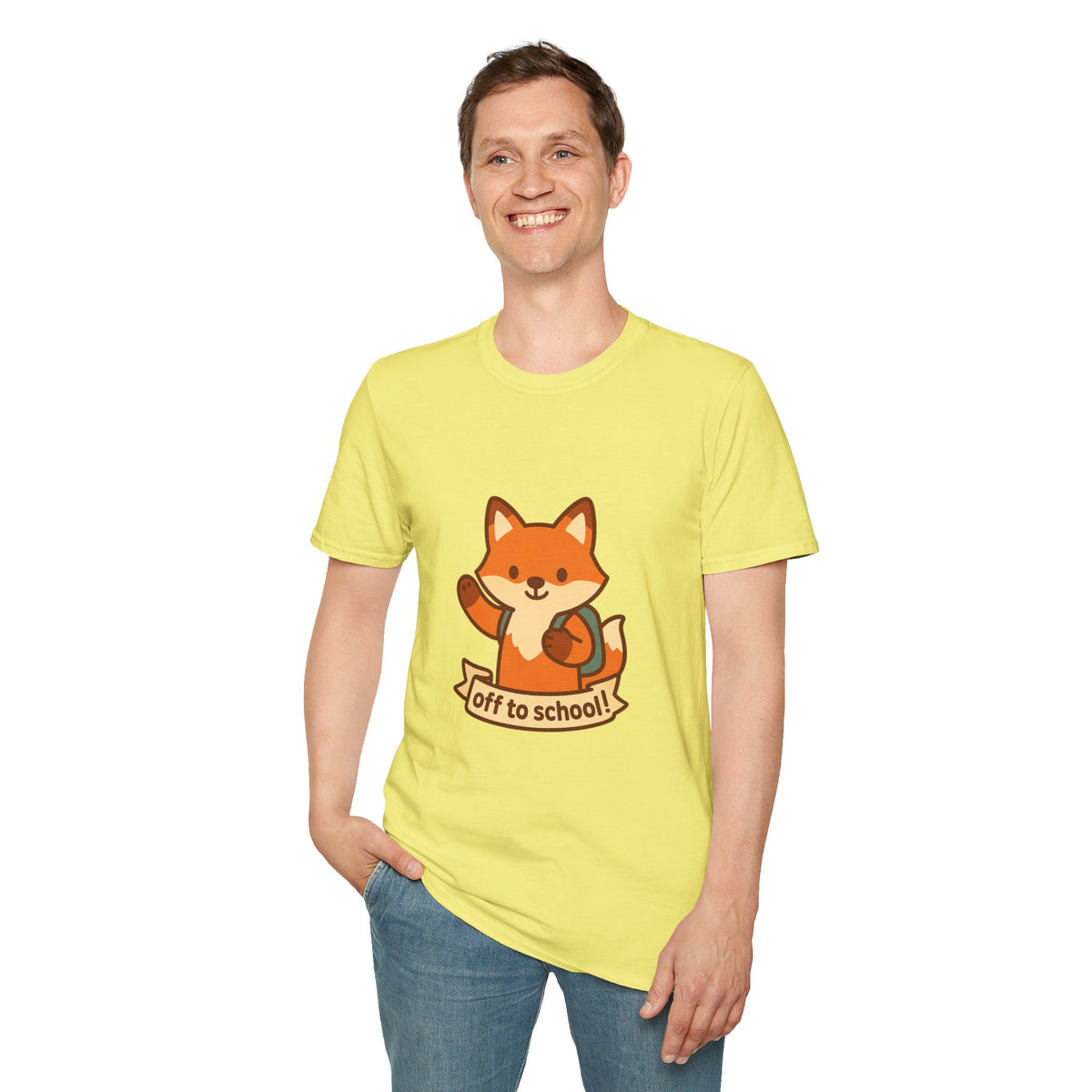 Cute Fox "Off to School" T-Shirt — Kids/Teacher Back-to-School Tee - Trending Now - August 2026