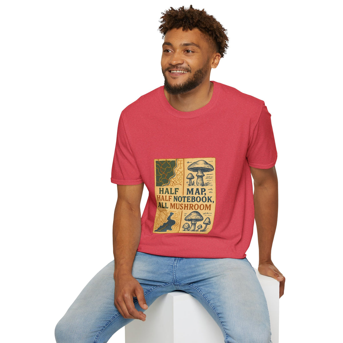 Mushroom Field Guide T-Shirt – Vintage “Half Map, Half Notebook, All Mushroom” Design - Trending Now - October 2026